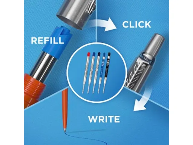 Jotter gelroller Stainless Steel CT, op blister