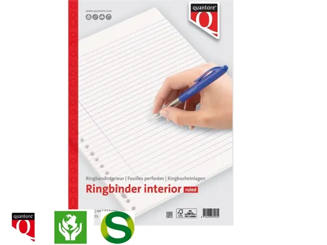 Interieur Quantore A4 23-gaats lijn 100vel