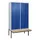 PBM-locker met bank,HxBxD 2120x1200x815mm,4vak,vak B 300mm
