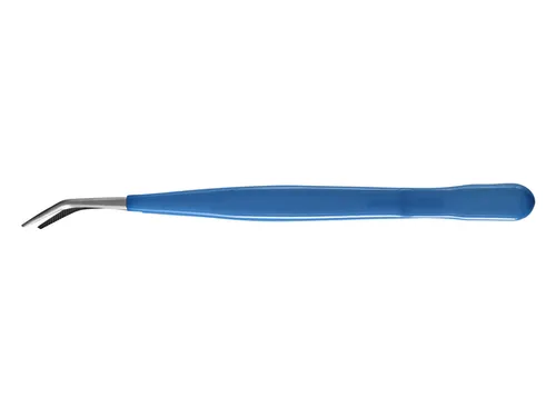 Knutselpincet Westcott 15.5cm soft grip blauw