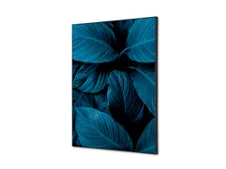 Wanddecoratie Textiel Set A2 Botanische Bladeren Blauw