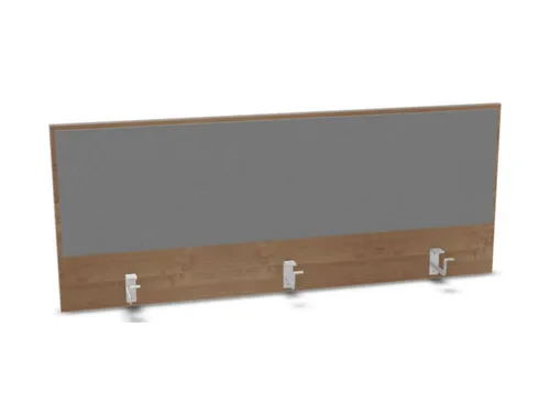 opzetpaneel,v. bureau,aanbouw achter,B 1400mm,NT-cherry,BN8078-grijs