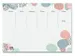 Weekplanner Inspire A4 liggend met GRATIS bureauonderlegger Rose Inspi