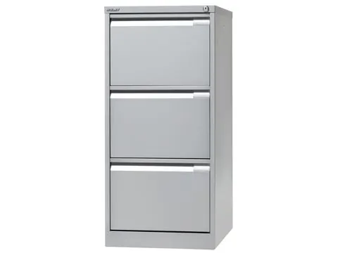 Hangmappenkast 1016X47X622 Cm 3 Laden Zilver