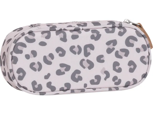 Etui Beckmann ovaal leeg Leopard