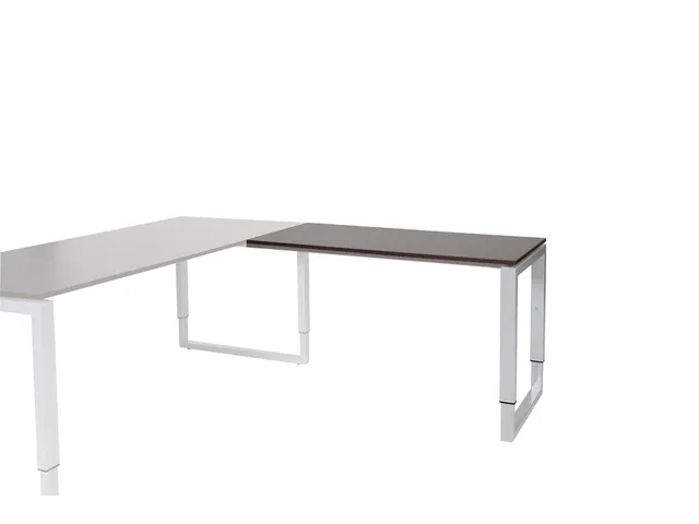 Domino Plus Aanbouw Hoogte Verstelbaar 1200x600mm Logan Eiken 25mm Alu