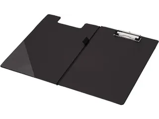 Klemmap Opvouwbaar PVC A4 Zwart - 2