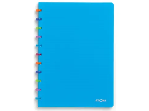 schrift Tutti Frutti ft A5, geruit 5mm, transparant turkoois