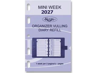 Agendavulling 2027 Kalpa Mini 7dagen/2pagina's - 1