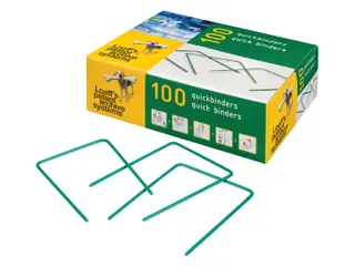 Bundelbeugel Loeff's 1215 Quickbinder 100mm groen 100 stuks - 1