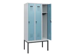 schoollocker,HxBxD 1950x900x500mm,3vak,vak B 300mm,draaigrendel