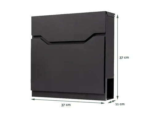 Brievenbus BRASQ PB300 Premium zwart