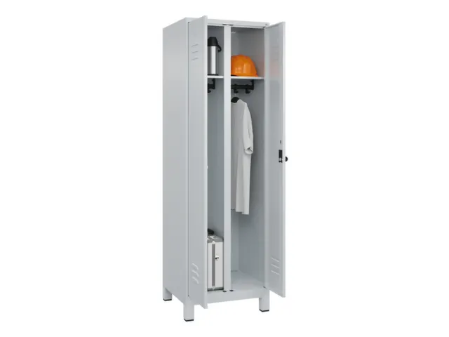 locker voor scheiding van kleding,HxBxD 1950x600x500mm,2vak