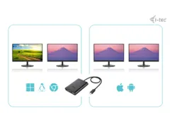 USB-C Dual 4K/60Hz (single 8K/30Hz) DP Video Adapter