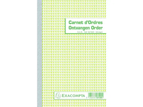 Orderboek FR/NL 21x13,5 50bl dupli