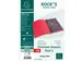 100 dossiermappen ROCK''S 220 24x32cm Rood