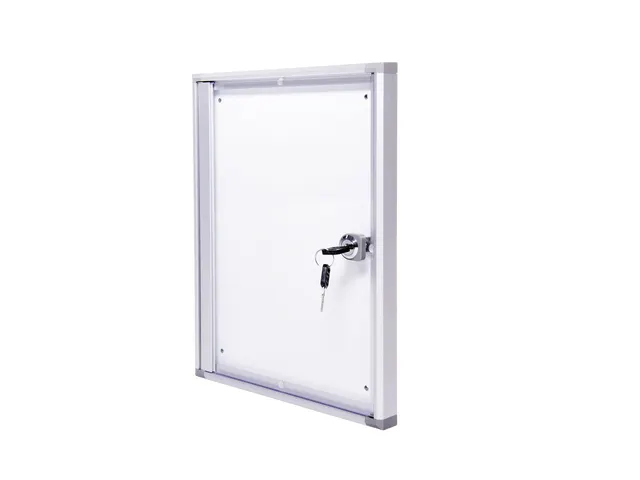 Vitrine murale intérieur MAULextraslim tableau blanc 1x A4 avec serru