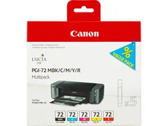 Canon 6402B009, Normaal rendement, Cyaan, Magenta, Mat Zwart, Rood, Ge