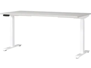 Elektrisch ihv bureau,HxBxD 720-1200x1600x800mm,blad lichtgrijs - 1