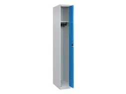 locker,HxBxD 1850x250x500mm,1vak,vak B 250mm,cil.-slot,staand op vloer