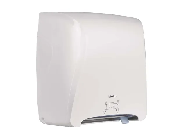 Handdoekdispenser papieren rol MAULcare Autocut Wit