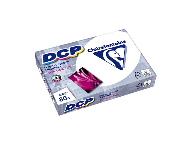 Laserpapier Clairefontaine DCP A4 80 Gram wit 500 Vel Voordeelbundel