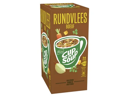 Cup-a-Soup Knorr rundvlees 21x175ml