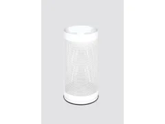 paraplubak,HxØ 610x270mm,staal,RAL9016,geperforeerd