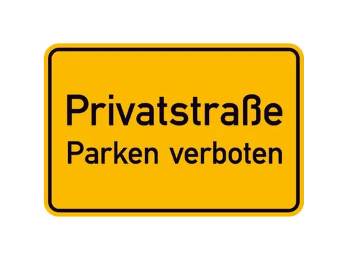verbodsbord,Particuliere weg - Parkeren verboden,aluminium gemerkt