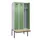 locker met bank,voor scheiding van kleding,HxBxD 2120x900x815mm,3vak