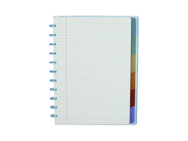 Schrift Atoma A4+ lijn 120blz 90gr PP transparant assorti