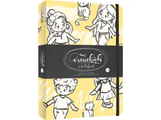 Schetsboek CreaChick Chibi Yellow 108 pagina's 200 gram - 3