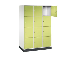 grootvolume-lockersysteem,HxBxD 1950x1220x600mm,3x4vakken,cil.-slot - 1