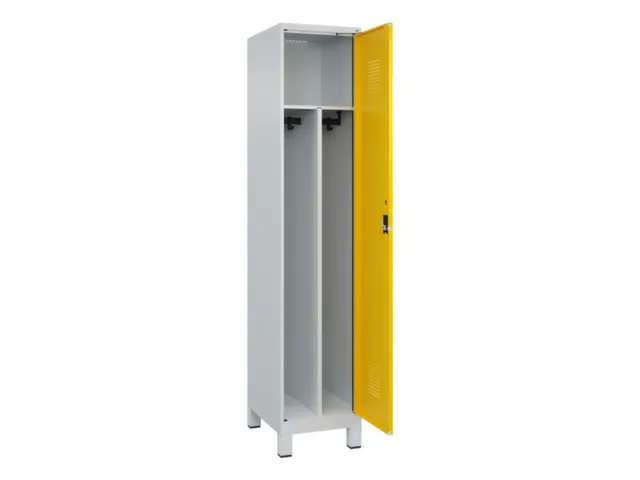 locker voor scheiding van kleding,HxBxD 1950x400x500mm,1vak
