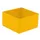 Inzetbak HxLxB 63x108x108mm Polystyreen Geel 50 stuks