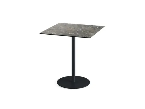 bistrotafel,HxBxD 730x700x700mm,rechthoekig,schotelvoet zwart