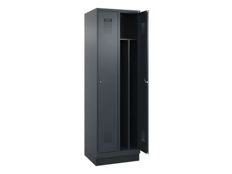 locker voor scheiding van kleding,HxBxD 1950x600x500mm,2vak