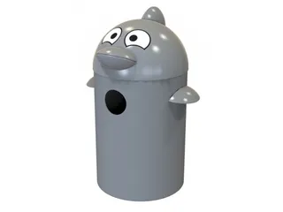Buitenafvalbak DolphinBuddy 55 Liter Grijs - 1