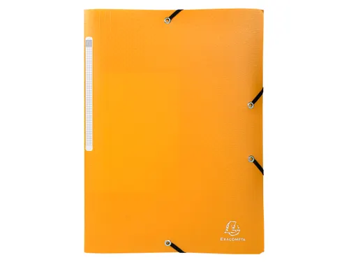 Elastomap A4 3 Kleppen Polypropyleen 5/10de Assorti