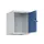 opzetkast,v. locker,1vak.,vak B 400mm,HxBxD 500x400x500mm,draaigrendel