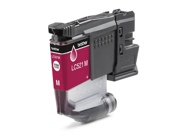 Inktcartridge Brother LC-521M rood