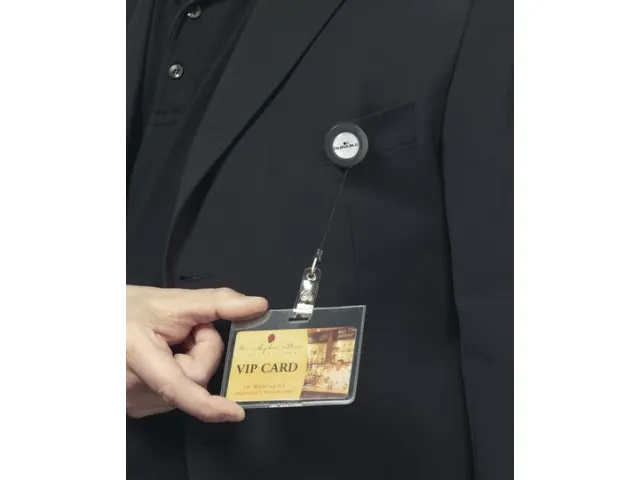 Afrolmechanisme Durable 8152 met drukknop 80cm antraciet