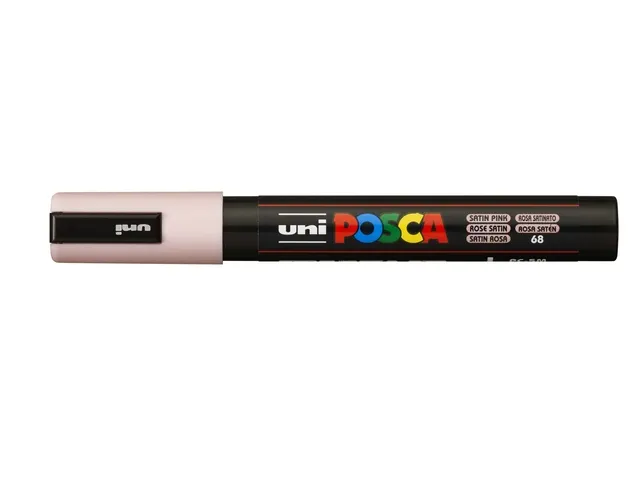 Paintmarker Uni POSCA PC5M medium satijn roze