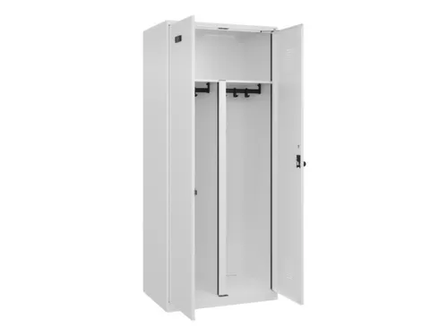 PBM-locker,HxBxD 1850x800x500mm,2vak,vak B 400mm,draaigrendel