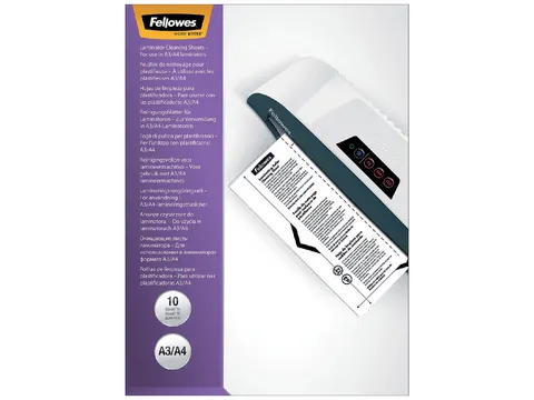 Lamineerhoes schoonmaakvellen Fellowes A4+A3 10 stuks
