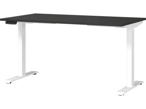 Elektrisch ihv bureau,HxBxD 720-1200x1400x800mm,blad grafiet