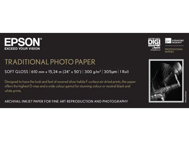 Traditional Photo Paper, 24 inch x 15 m