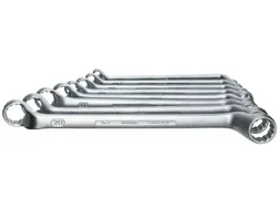 GEDORE 2-122 ISO-dubbelsleutelset 12-delig 6-34mm