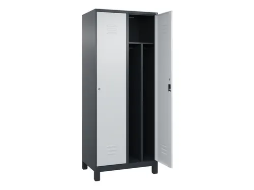 locker voor scheiding van kleding,HxBxD 1950x800x500mm,2vak