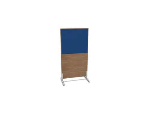 scheidingswand,HxB 1545x800mm,NT-cherry,BN6016-blauw